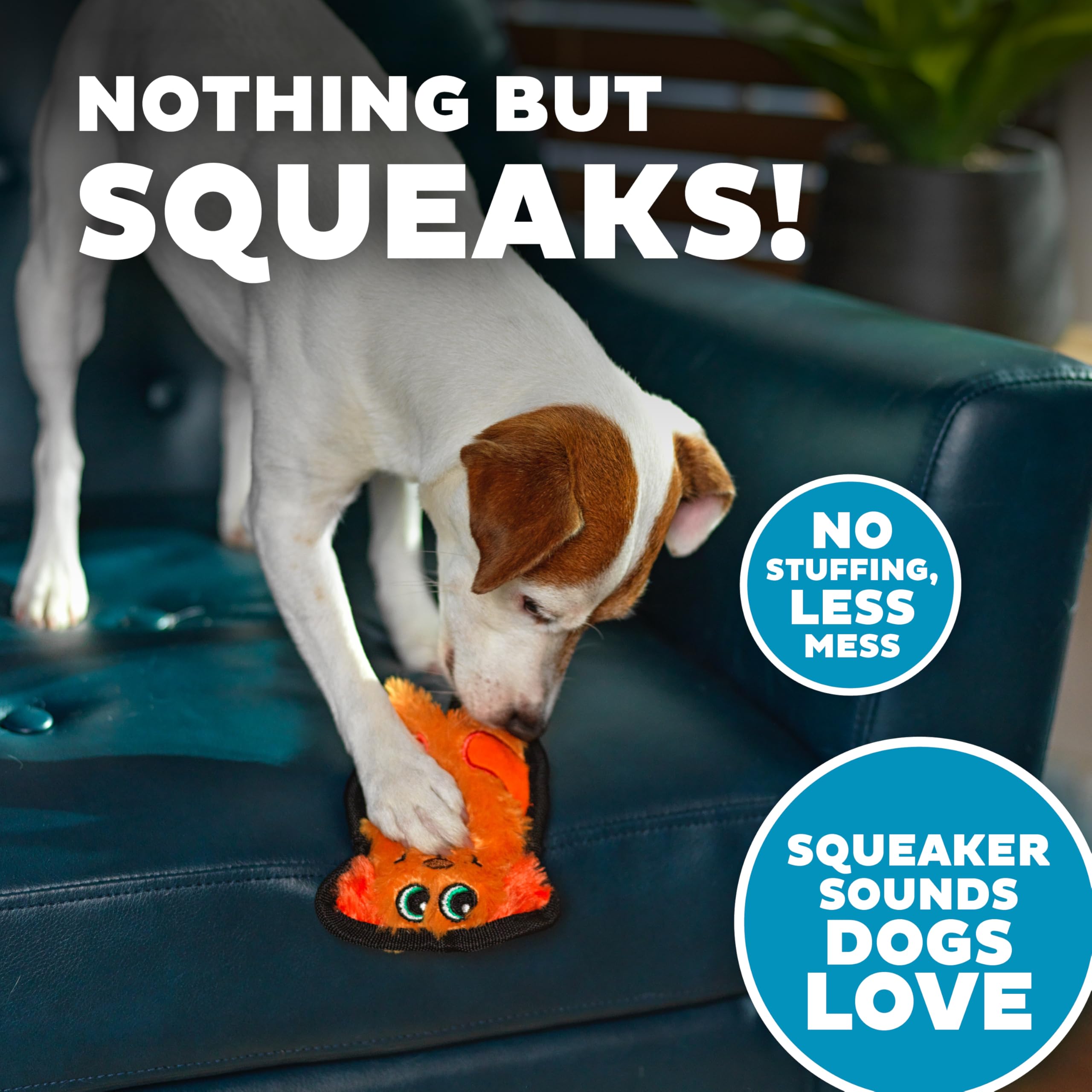 Outward Hound Durablez Minis, ideal para cachorros pequeños, tamaño versátil para juego en casa.