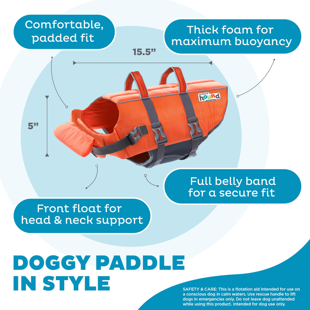 Outward Hound Granby Splash frente flotante para soporte de cabeza