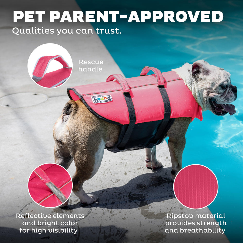 Outward Hound Granby Splash Rosa XS: material duradero y ligero