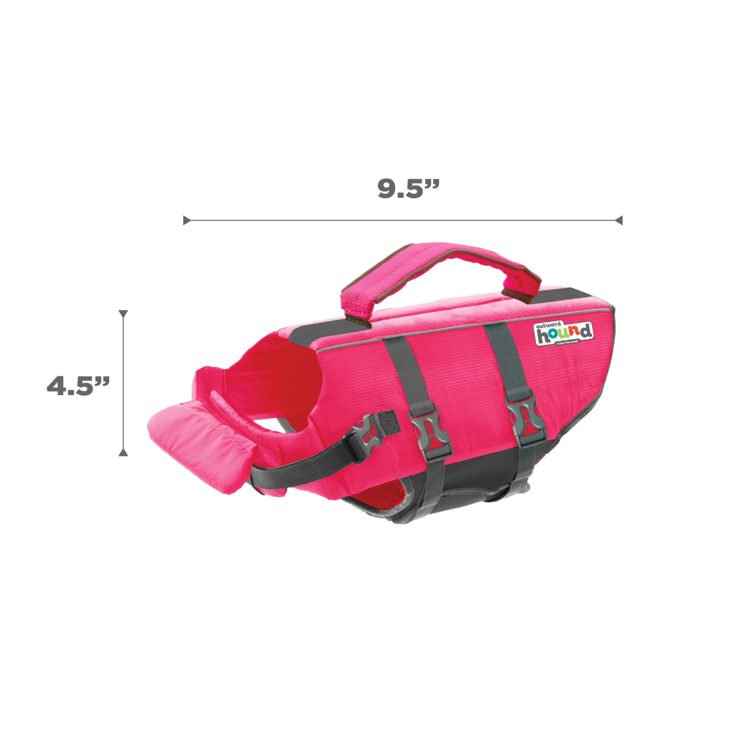 Outward Hound Granby Splash Rosa XS: ajuste cómodo y movimiento natural