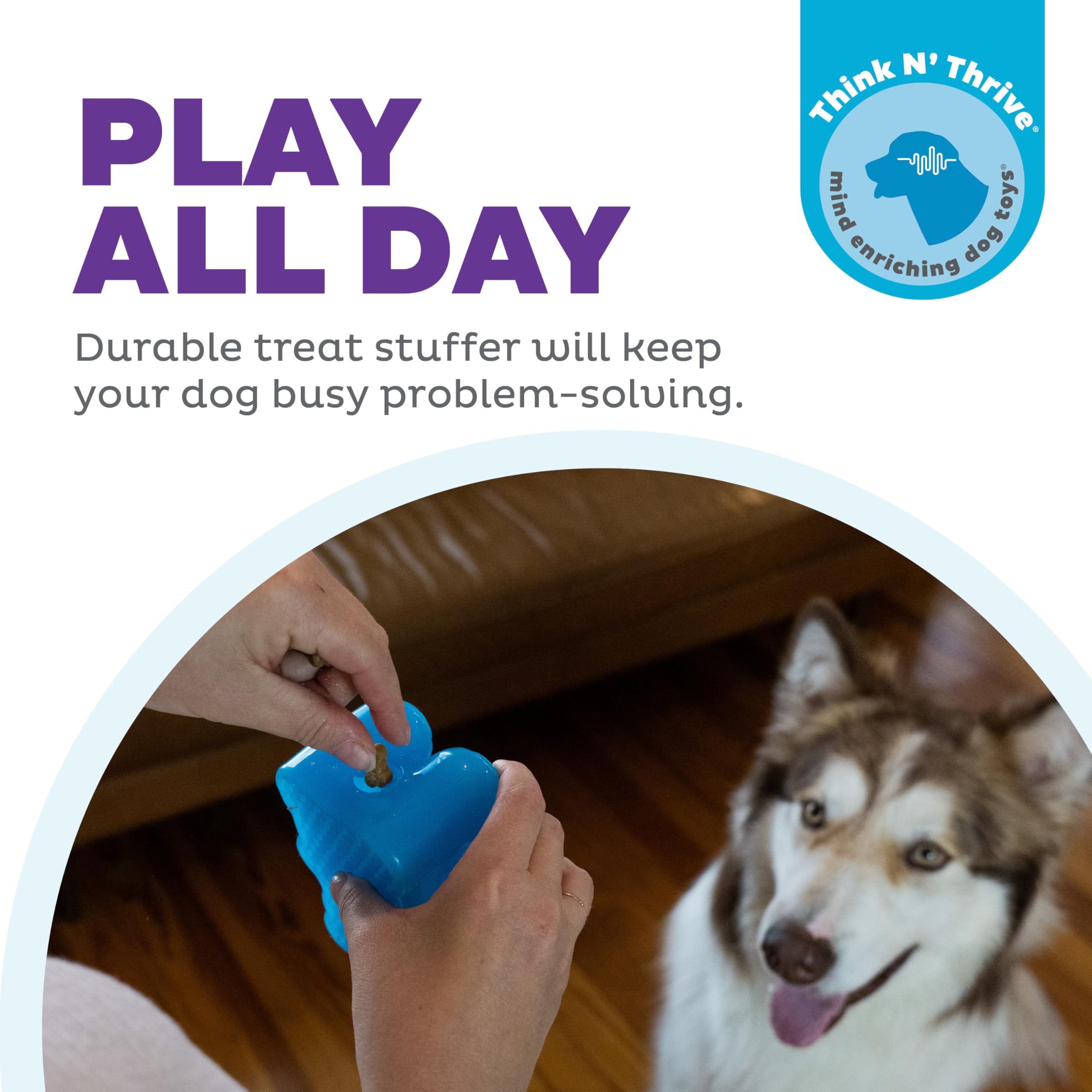 Outward Hound Gummiez-juguete-premios: dispensador de premios y entretenimiento prolongado.