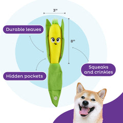 Outward Hound Hide N' Find: juguete con crujido y sonidos para mantener interés