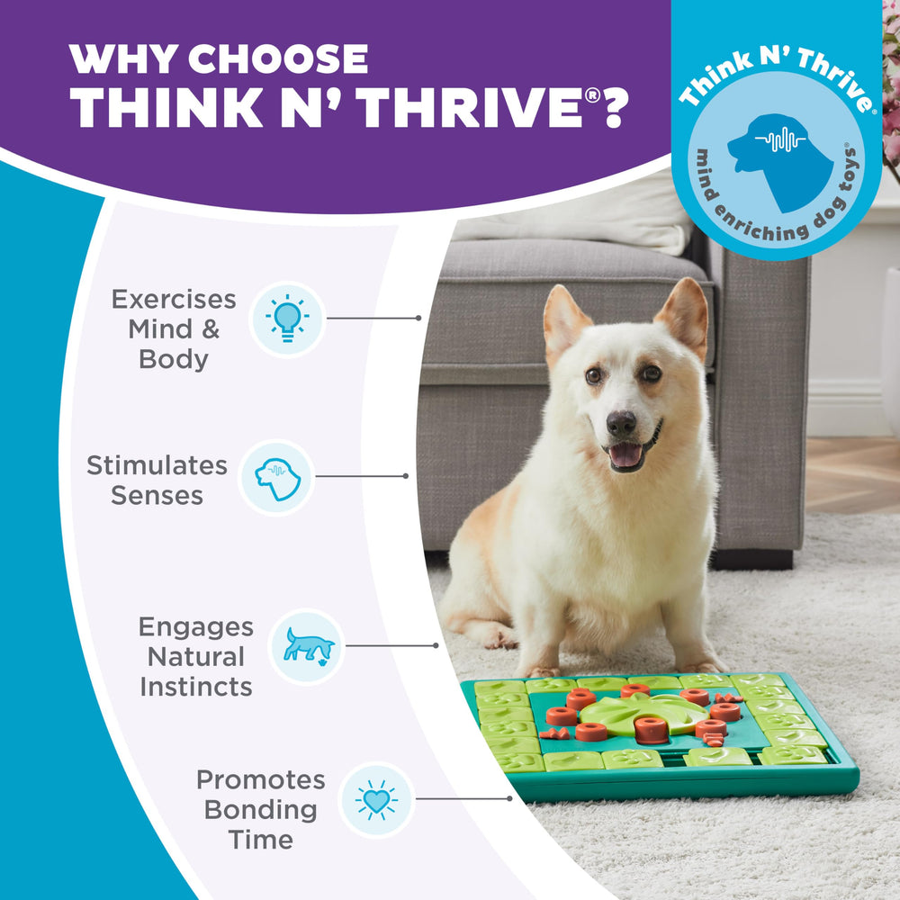 Outward Hound Nina Ottosson Multipuzzle – comida lenta con premios para comer con calma.