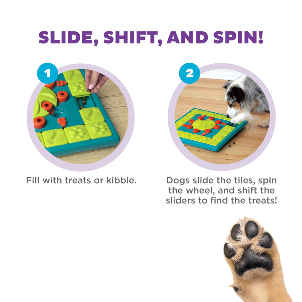 Outward Hound Nina Ottosson Multipuzzle – cuadros ocultos para estimular olfato y resolución de pistas.