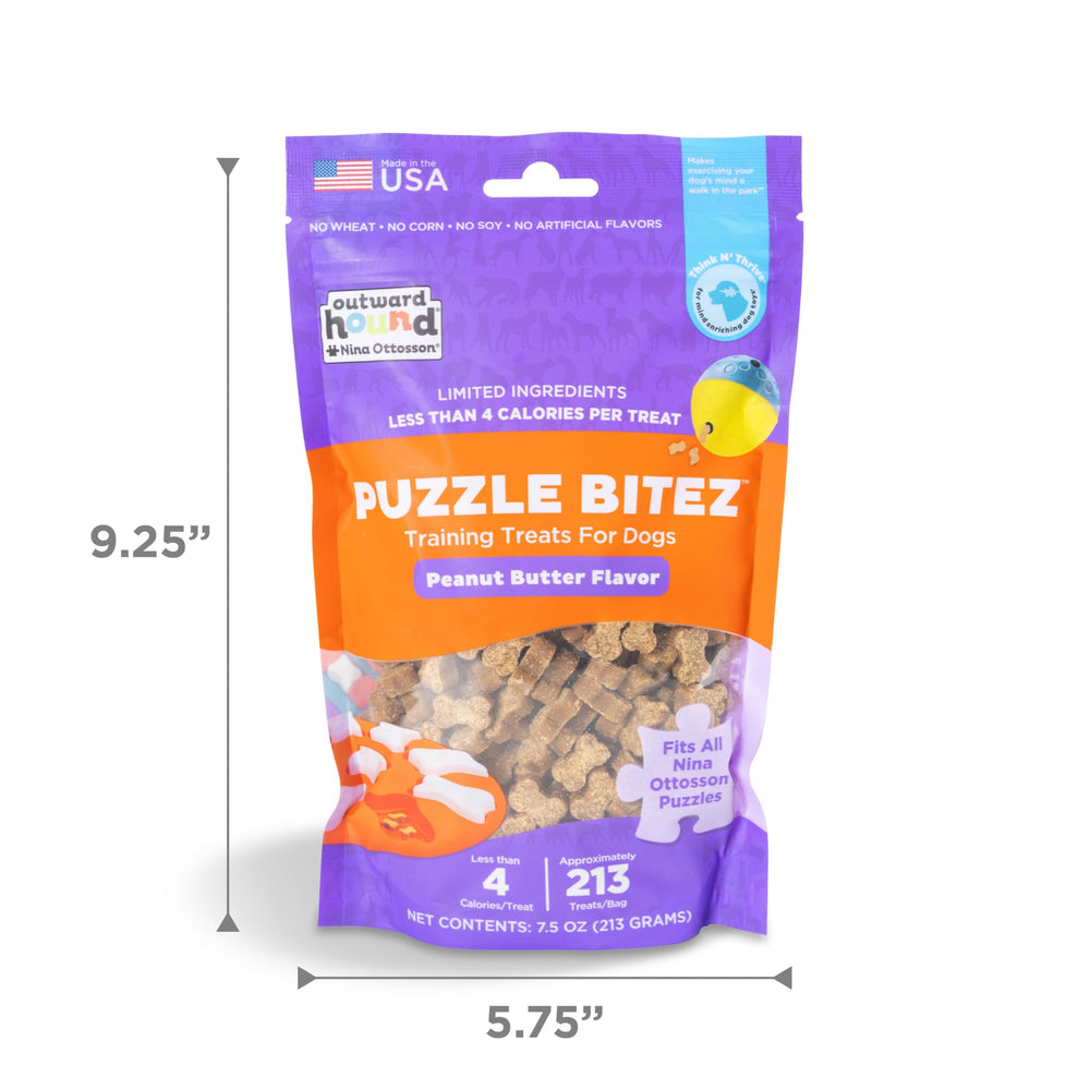 Outward Hound Puzzle Bitez menos de 4 calorías por pieza