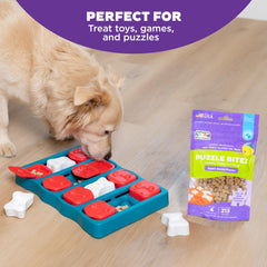 Puzzle Bitez de Outward Hound, premio sabroso para juegos de enriquecimiento mental.