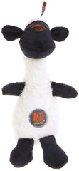 Outward Hound Scruffles cordero peluche en mano, perfecto para lanzamientos