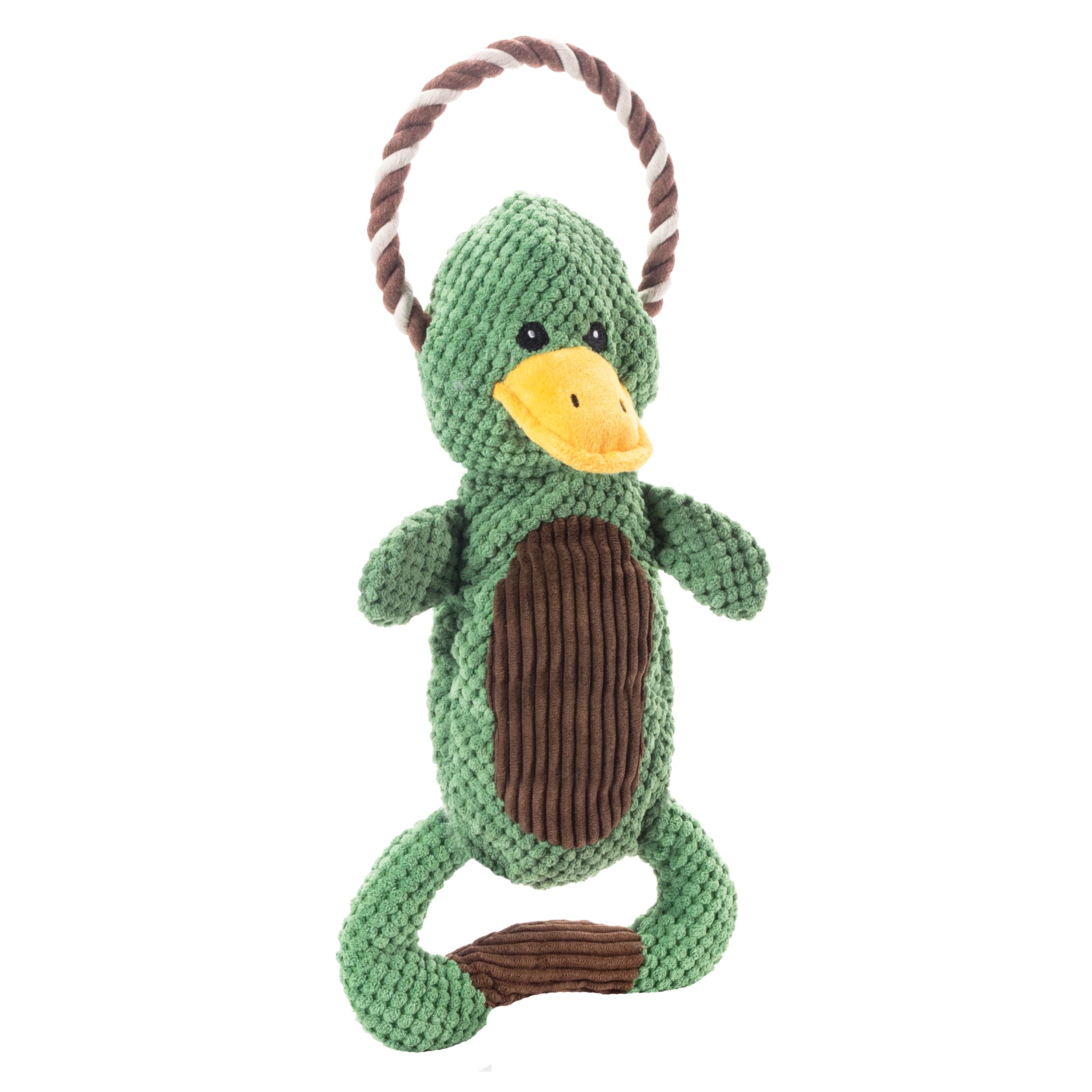 Outward Hound Scrunch Bunch Patito: peluche interactivo con chirridos para perros