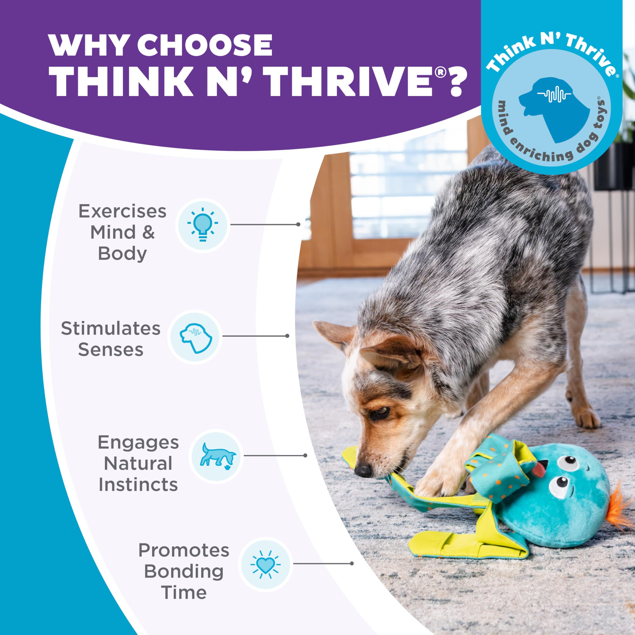 Outward Hound Silly Legz: permite el enriquecimiento mental y el juego activo.