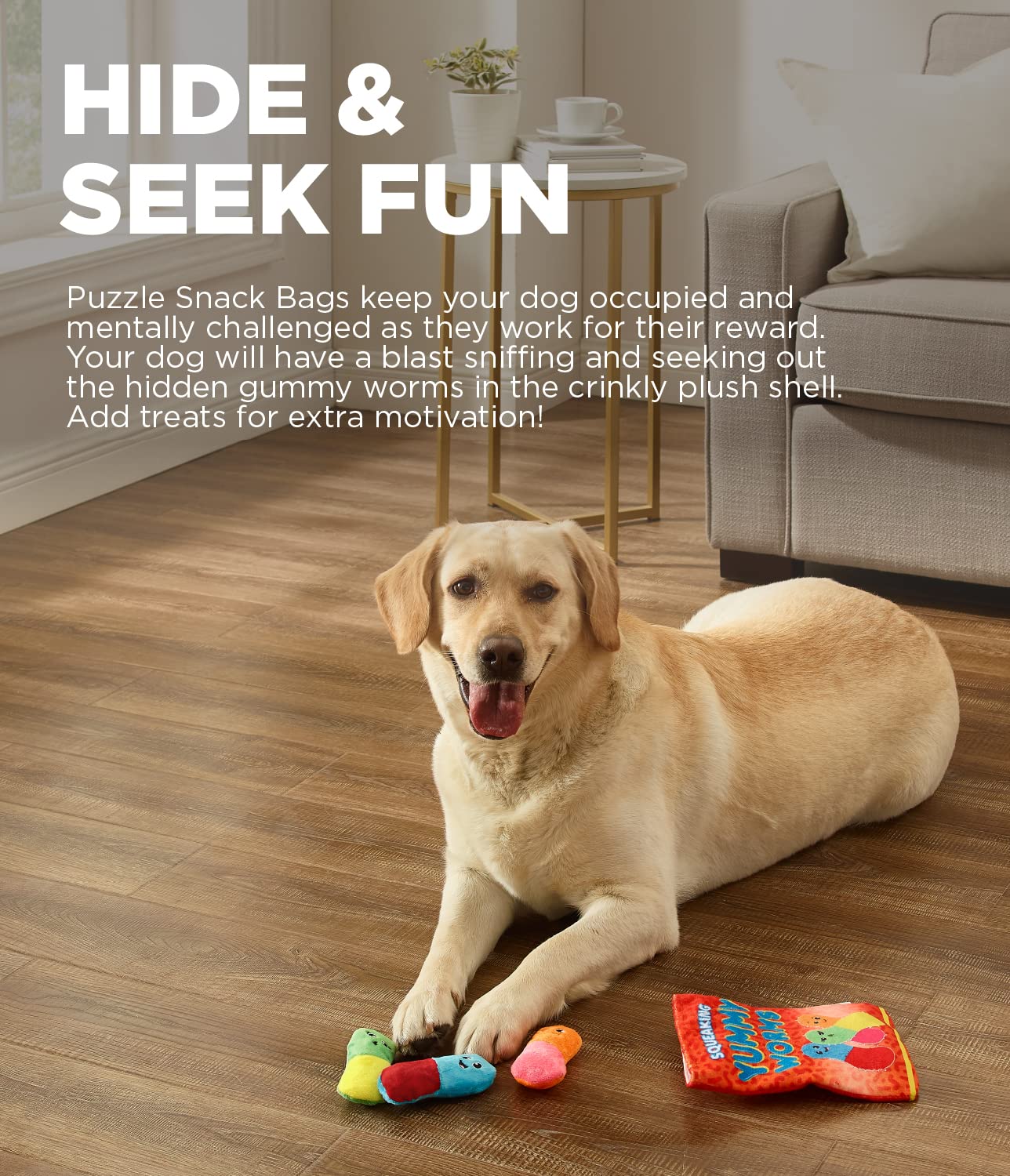 Outward Hound Bolsa de Refrigerios Gusanos Sabrosos, búsqueda de premios para perros activos