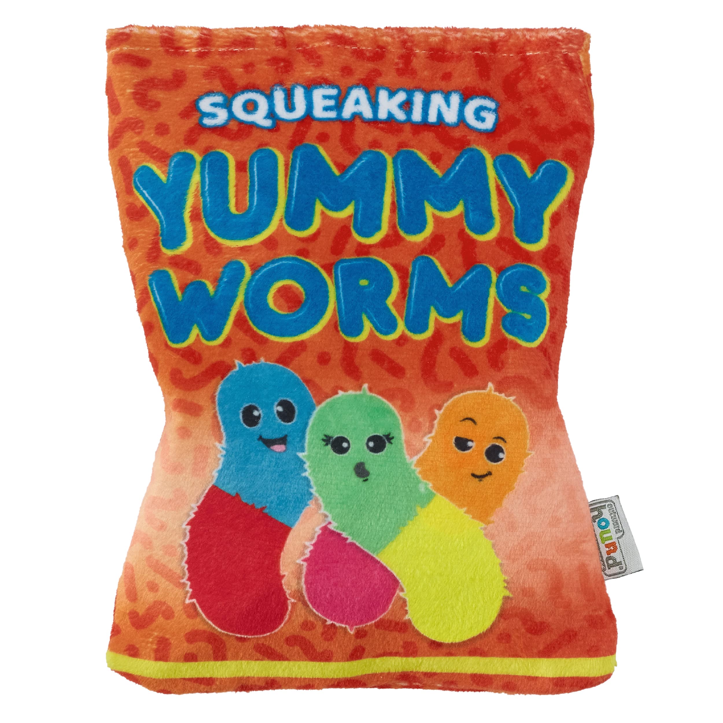 Outward Hound Bolsa de Refrigerios Gusanos Sabrosos, exterior peluche y gusanos ocultos para estimulación mental