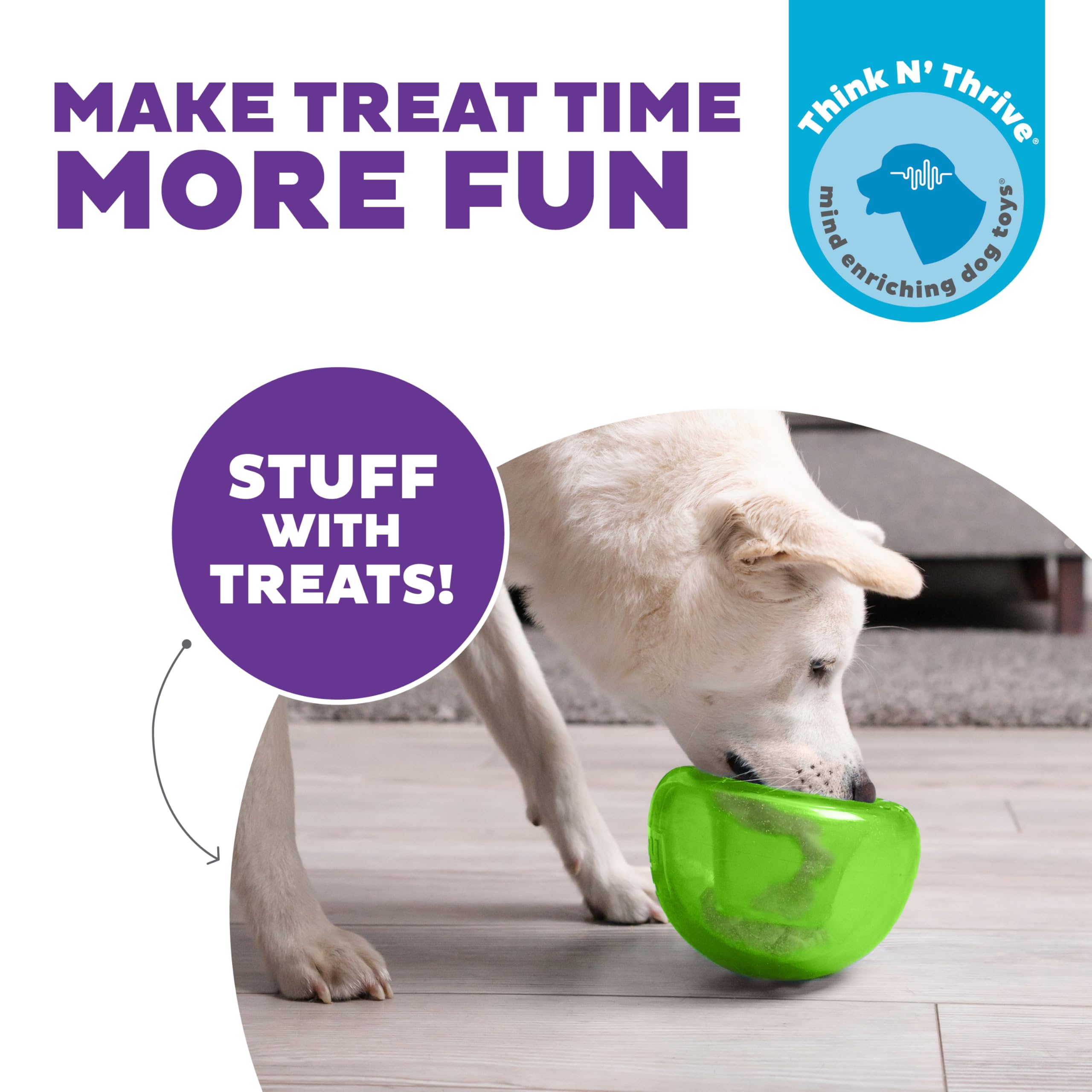 Outward Hound Snoop material TPE durable libre de BPA para juego diario