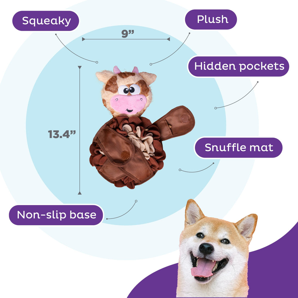Outward Hound Snuffle Palz: bolsillos ocultos para premios y olfato