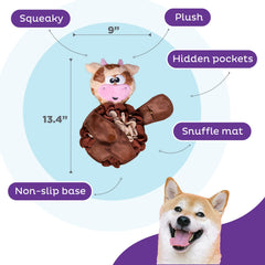Outward Hound Snuffle Palz: bolsillos ocultos para premios y olfato