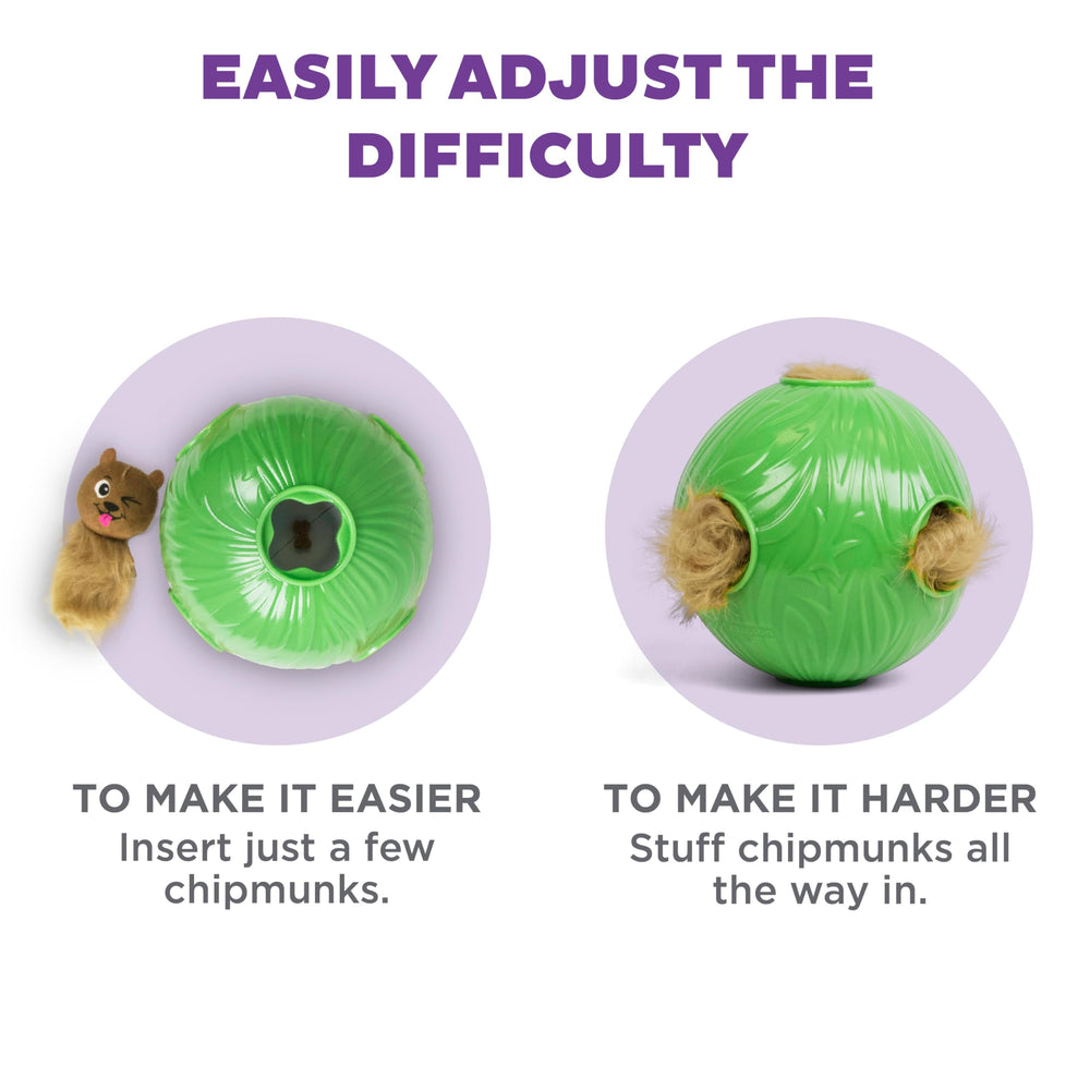 Outward Hound Snuffle N' Treat Ball perro olfato en accion