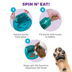 Spin N' Eat: barril de dos tazas para croquetas.