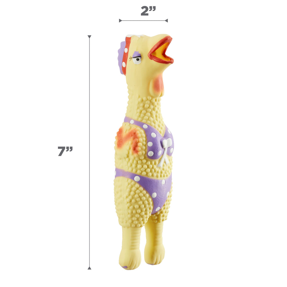 Outward Hound Squawkers Henrietta, disponible en tallas pequeñas y grandes para perros.