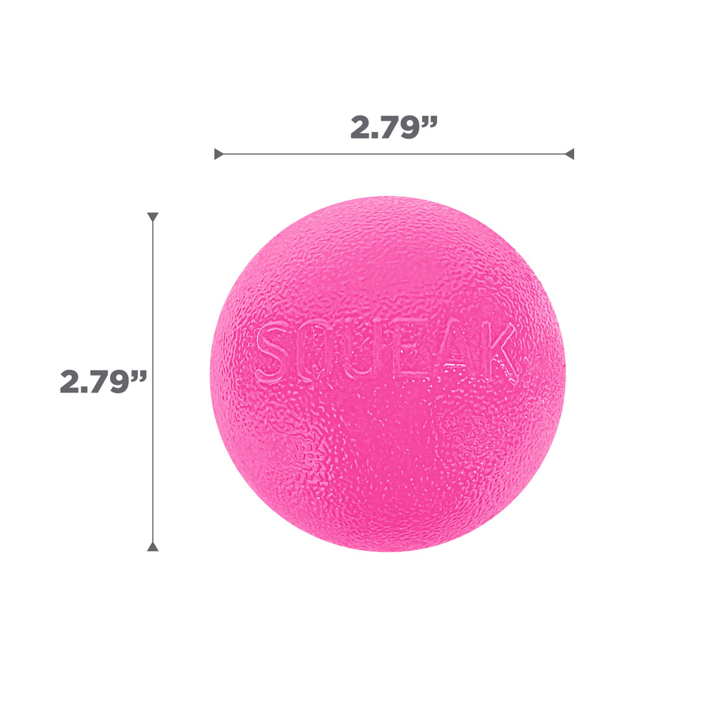 Outward Hound Squeak Ball – Diseño seguro y fácil de limpiar para sesiones de juego.