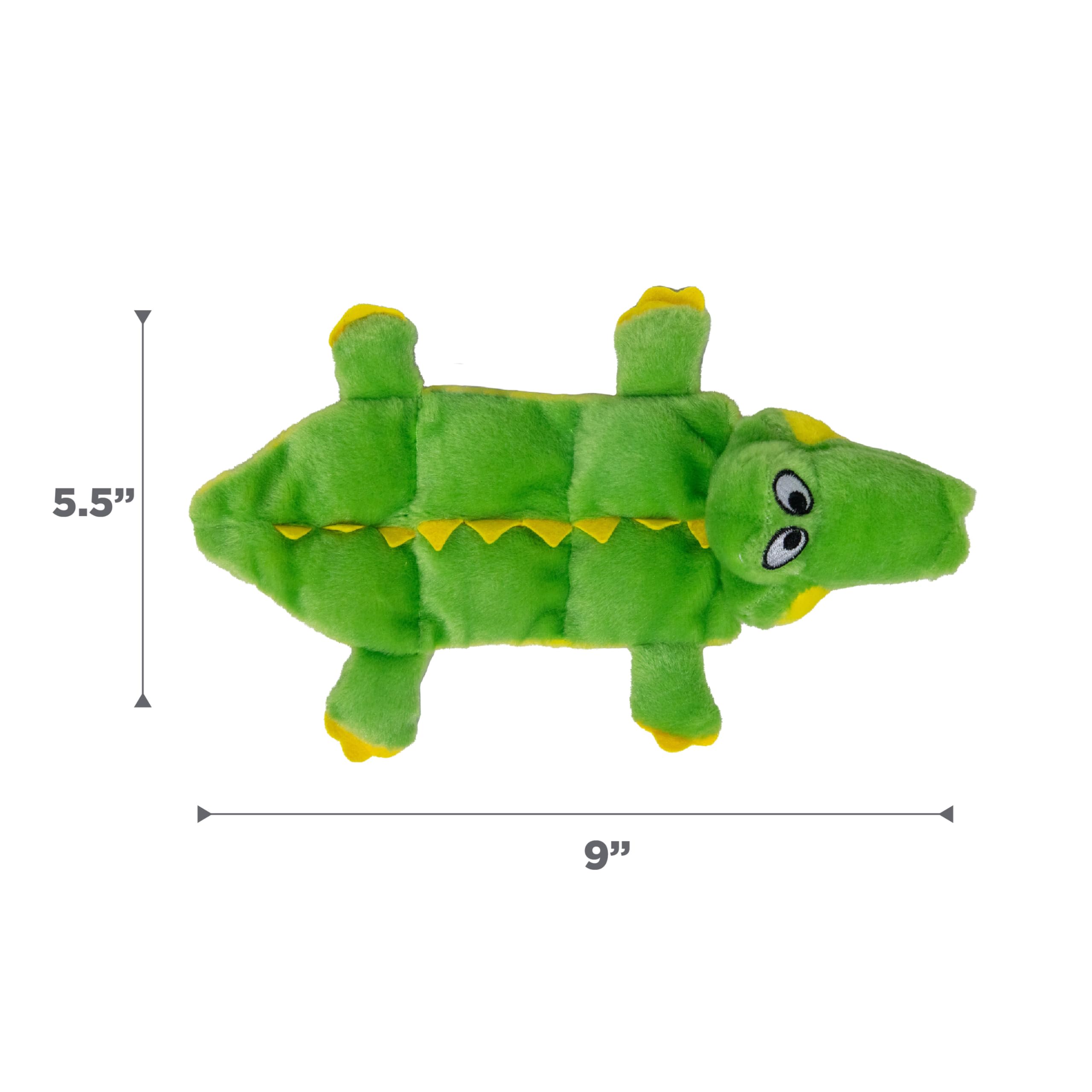 Outward Hound Squeaker Matz caimán tamaño pequeño para razas pequeñas