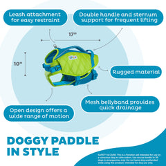 Outward Hound Standley Sport asa superior para rescate y manejo en agua.