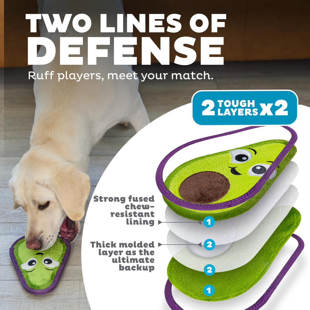 Outward Hound Tough Skinz: dos capas duraderas para mordidas persistentes.