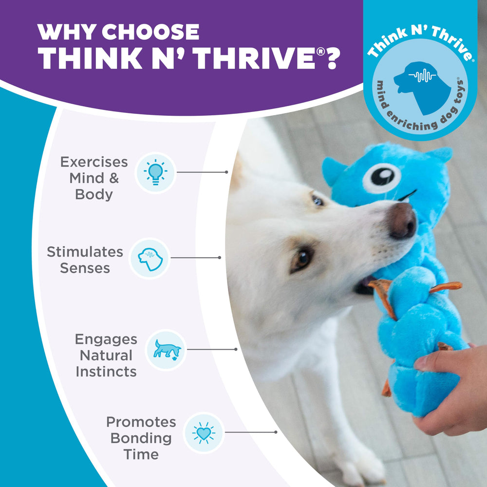 Enriquecimiento mental con Twistiez para perros activos.