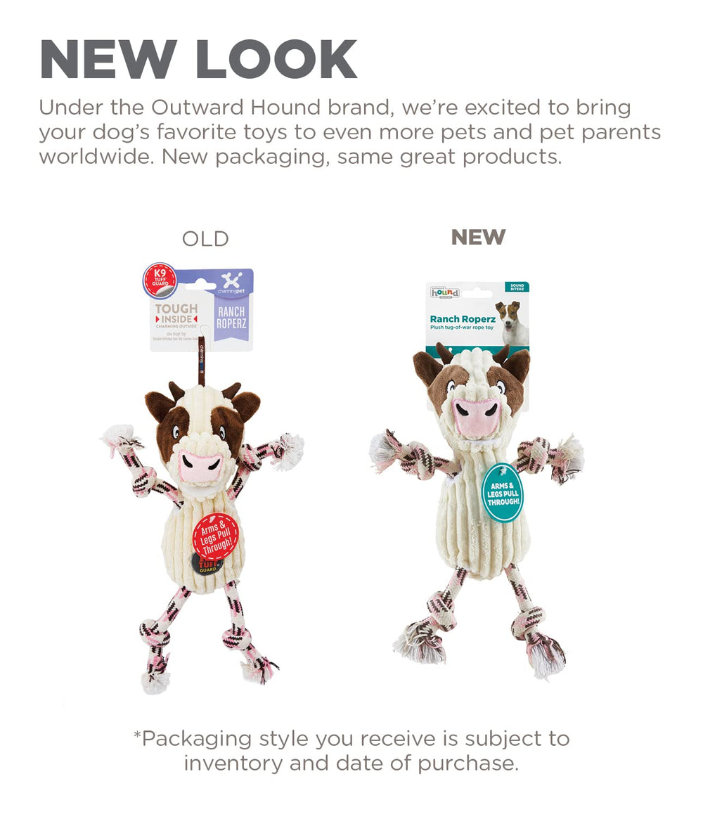 Outward Hound Ranch Roperz vaca adecuada para cachorros