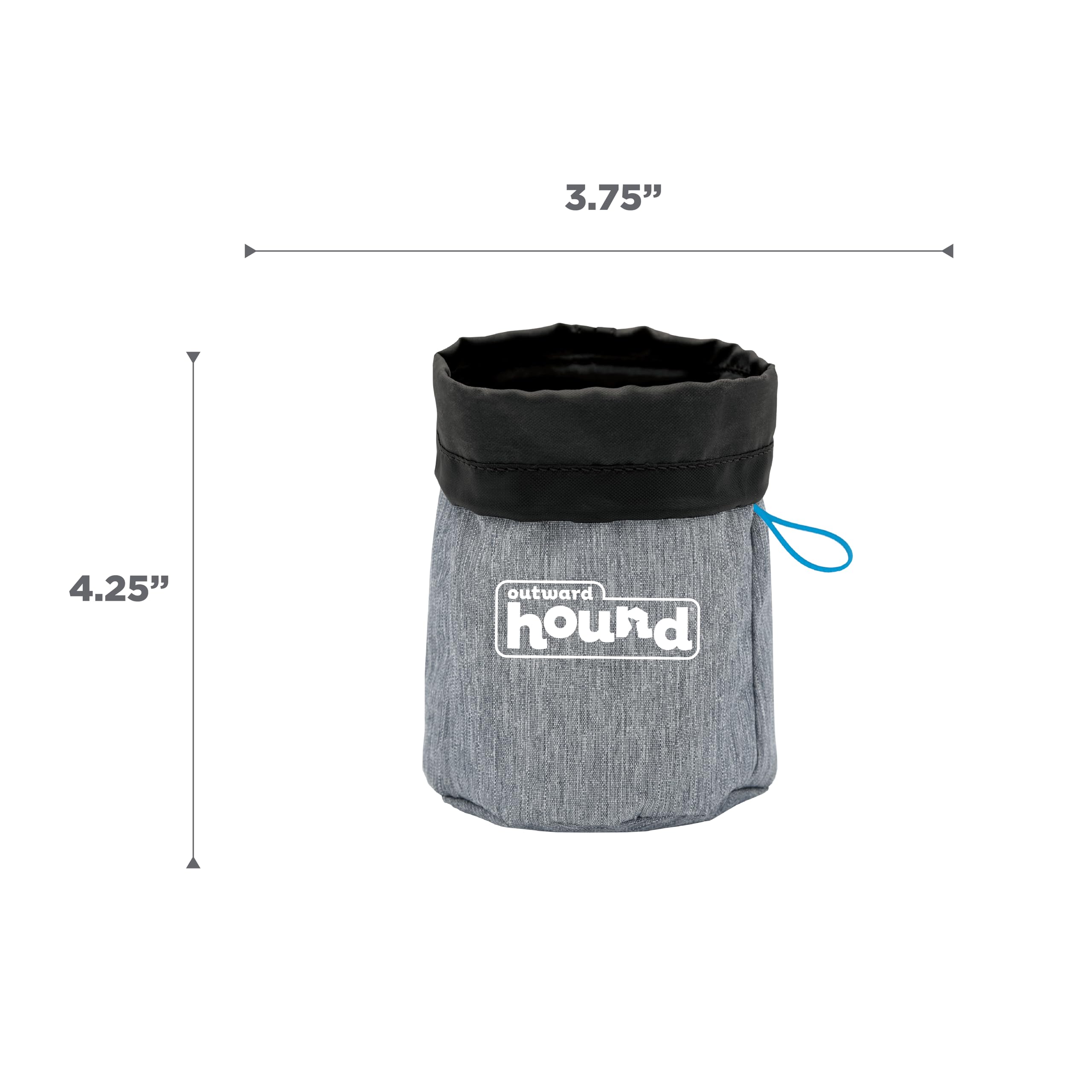 Outward Hound Treat Tote de fácil limpieza para cuidados prácticos.