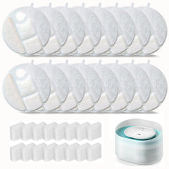 OUPUSES filtros repuesto para fuente Capsule, mejoran la higiene del agua para perros.