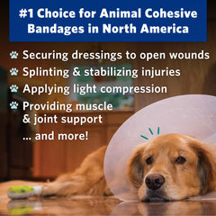 OVIK Health PetFlex No Chew, aplicación sin tijeras, rápida y limpia.
