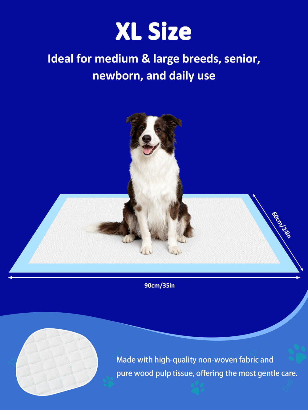 Ownpets pad XL 35x32, ideal para uso en múltiples áreas del hogar.