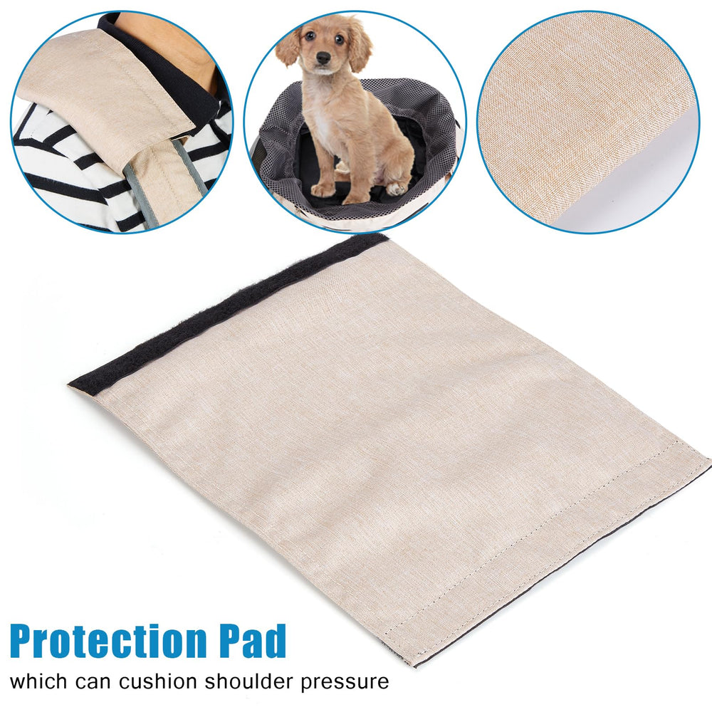Ownpets sling beige; ideal para paseos diarios y viajes sin esfuerzo.