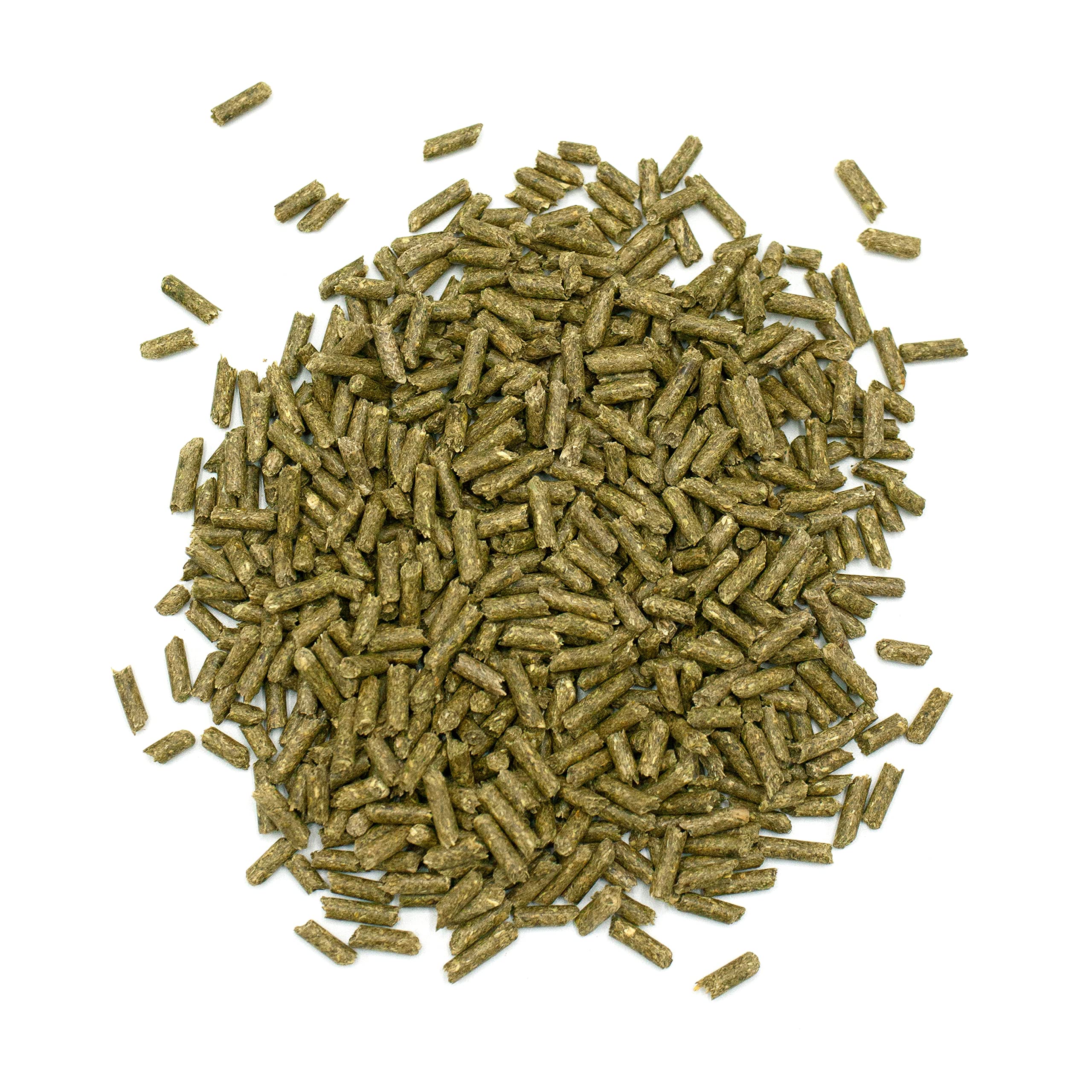 Oxbow pellets uniformes evitan alimentación selectiva y aseguran nutrientes en cada ración