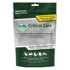 Oxbow Cuidado Crítico para Herbívoros, polvo para dosificar durante la recuperación.