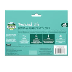 Oxbow Enriched Life colgante natural para roedores con texturas estimulantes.