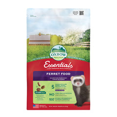 Oxbow Esenciales para hurones, paquete de 4 lb, croquetas fáciles de servir.