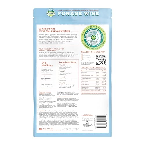 Oxbow Forage Wise hecho en EE.UU. con respaldo de calidad.