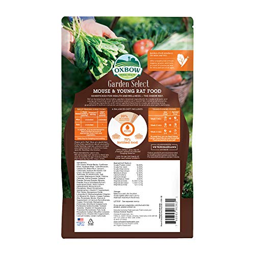 Oxbow Garden Select: ingredientes de huerto como zanahoria, espinaca y tomate.