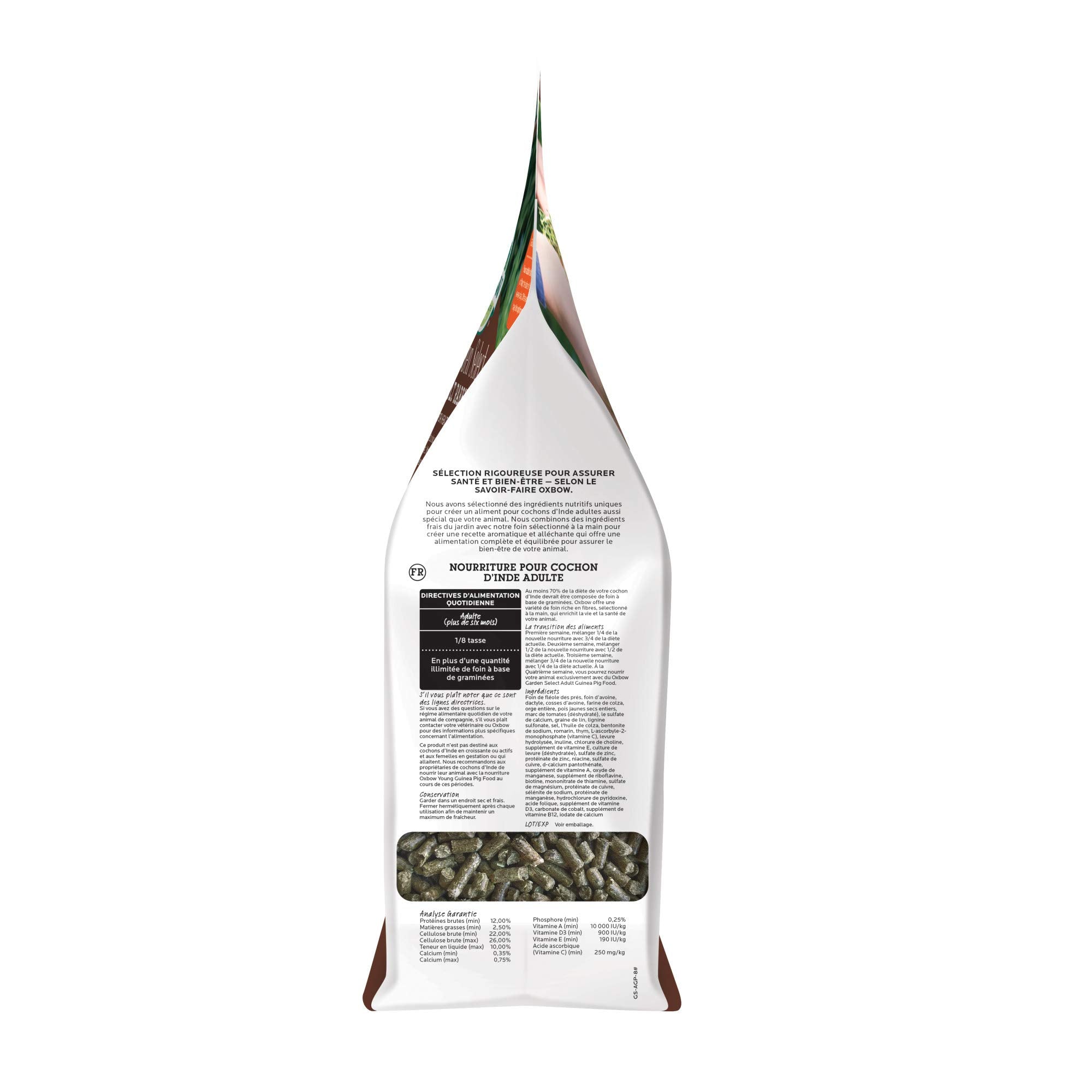 Oxbow Garden Select: envase de 8 libras para almacenamiento diario.
