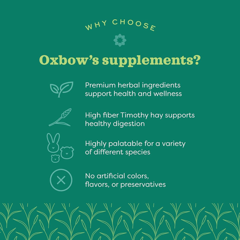 Ingrediente arándano en Oxbow para apoyo urinario natural.