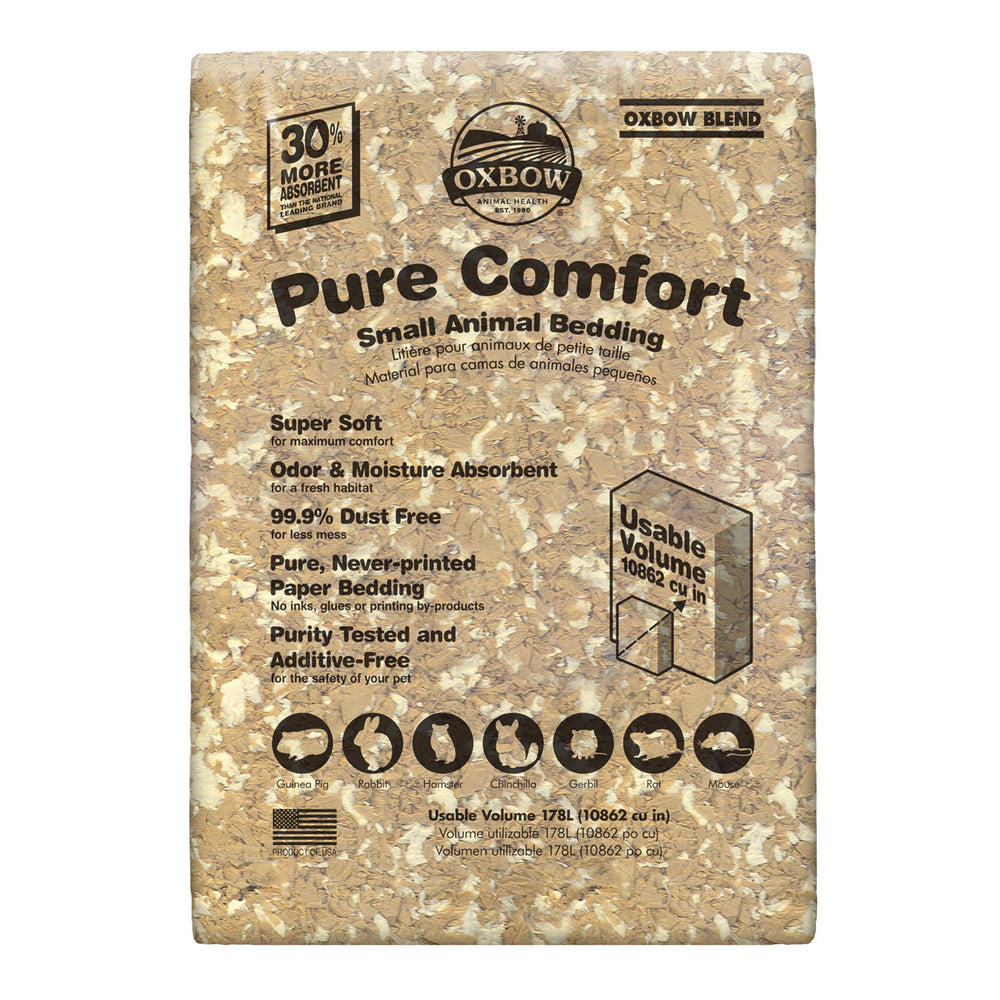 Oxbow Pure Comfort para conejo en caja, controla olores y mantiene seca la habitación