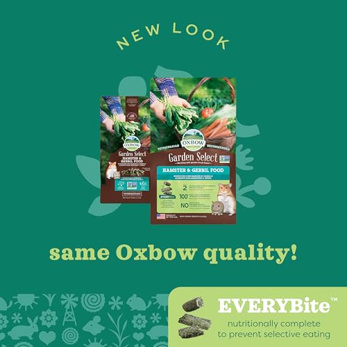 Oxbow Garden Select: ideal para rotación con heno de Timothy para hámster y gerbo.