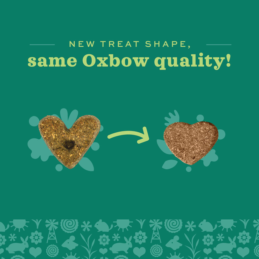Oxbow Simple Rewards bolsa abierta, trozos crujientes visibles.