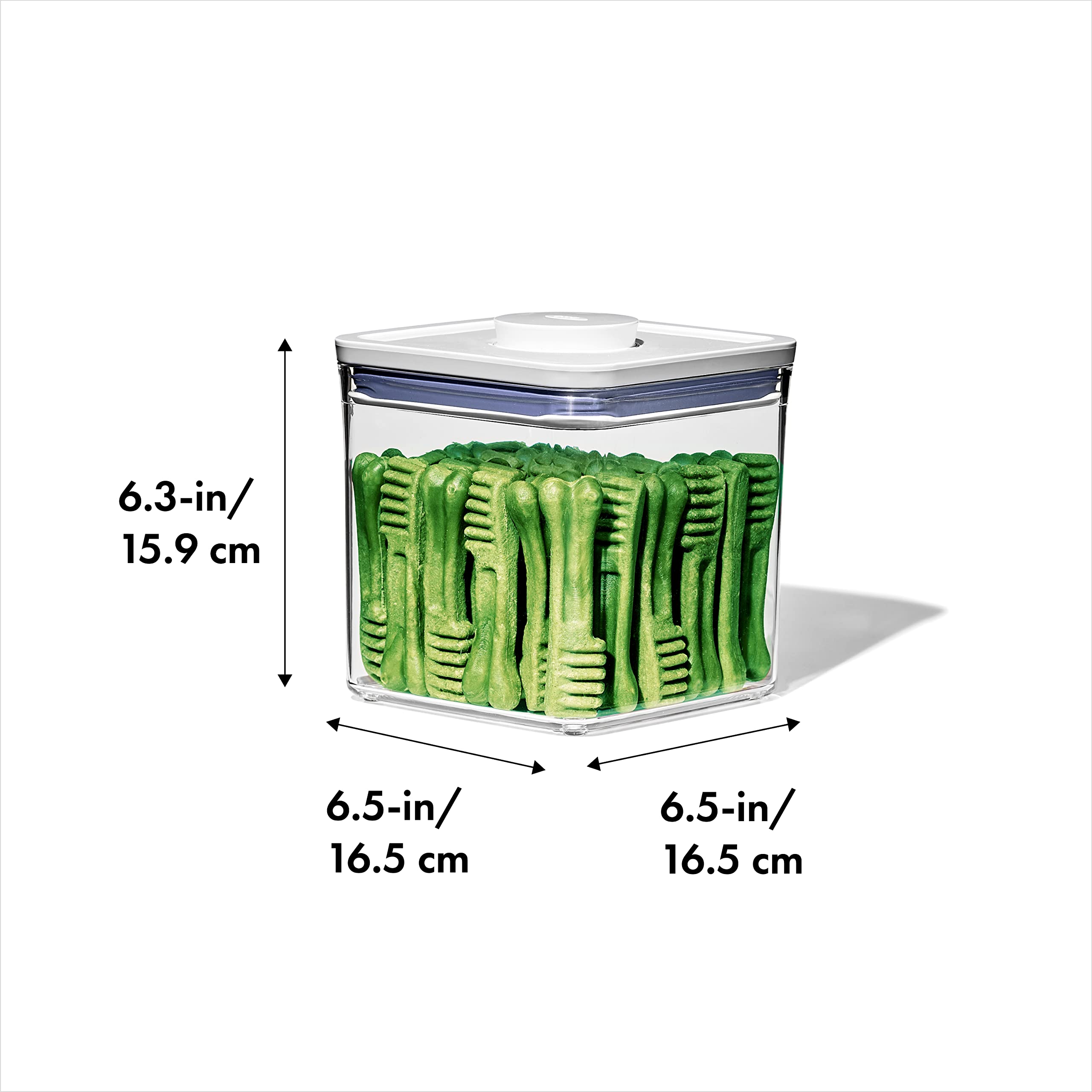 OXO Good Grips Pet POP contenedor para gatos con sellado hermético y uso compacto