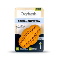 Oxyfresh Juguete dental para perros con masticación natural, limpieza suave de dientes