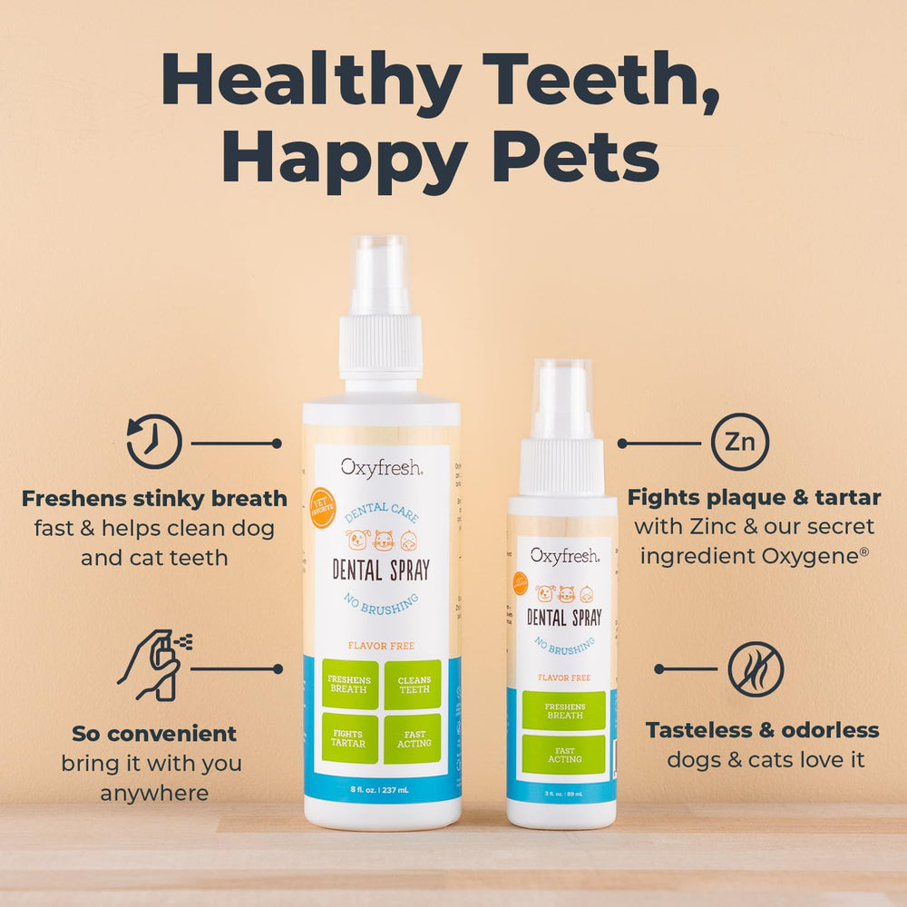 Oxyfresh limpieza dental para perros y gatos, mejora la higiene bucal
