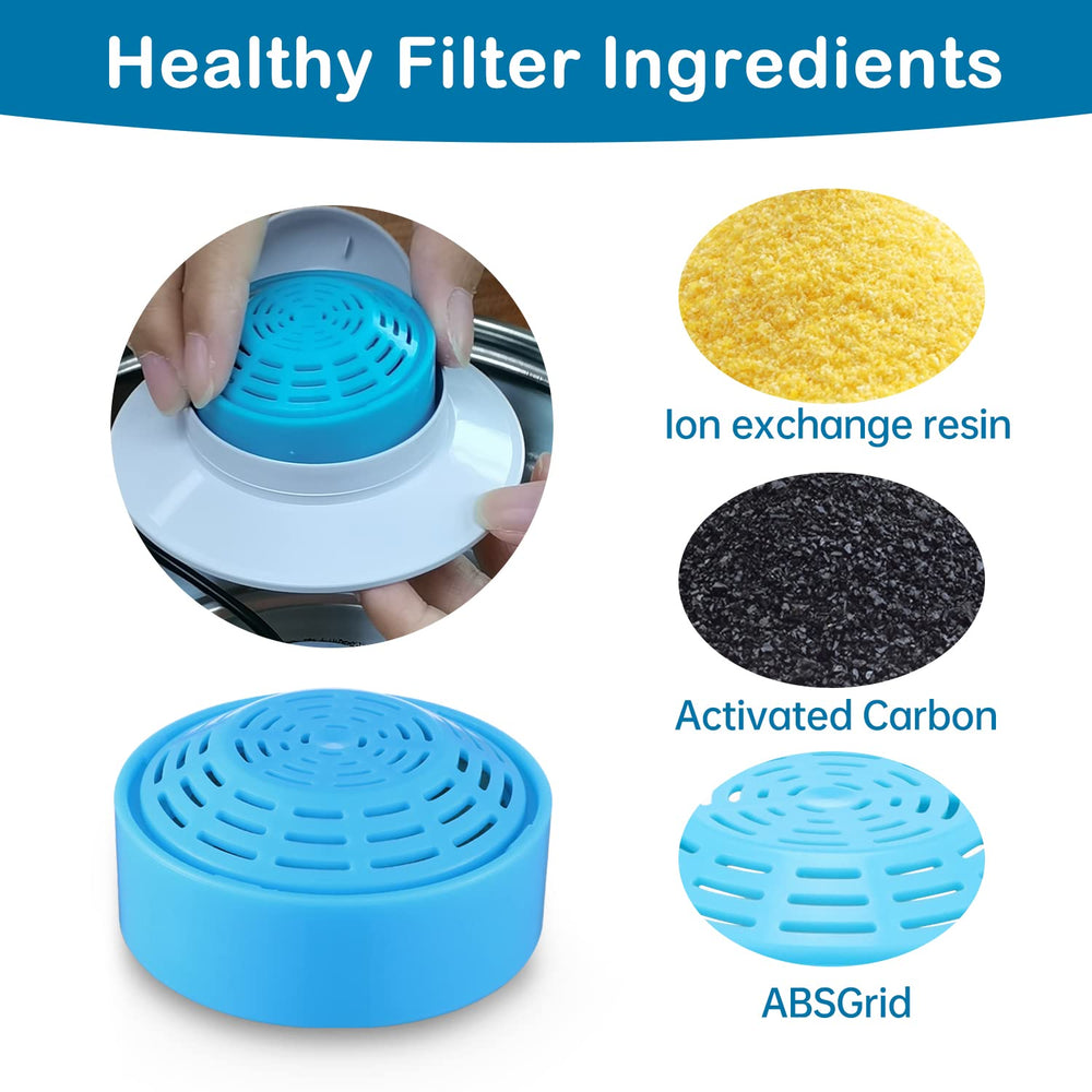 Filtro con algodón activado y resina para agua más limpia en casa.