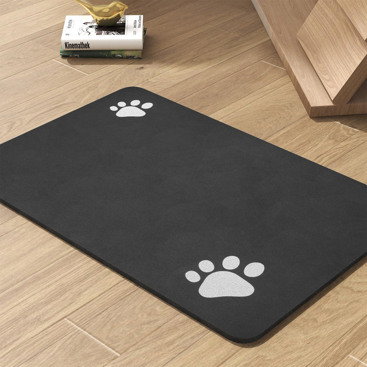 PADOOR alfombrilla absorbente para perros: evita charcos y mantiene limpia la zona de comida.