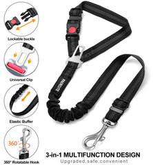 Paercute elastic-buffer-cinturon-perro: amortigua movimientos para mayor comodidad