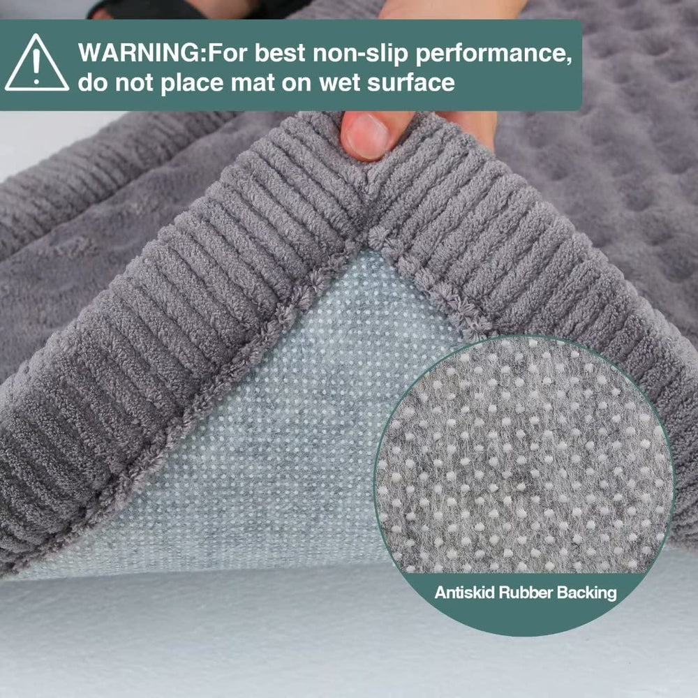 PAGGED almohadilla lavable a máquina para jaula de perro gris
